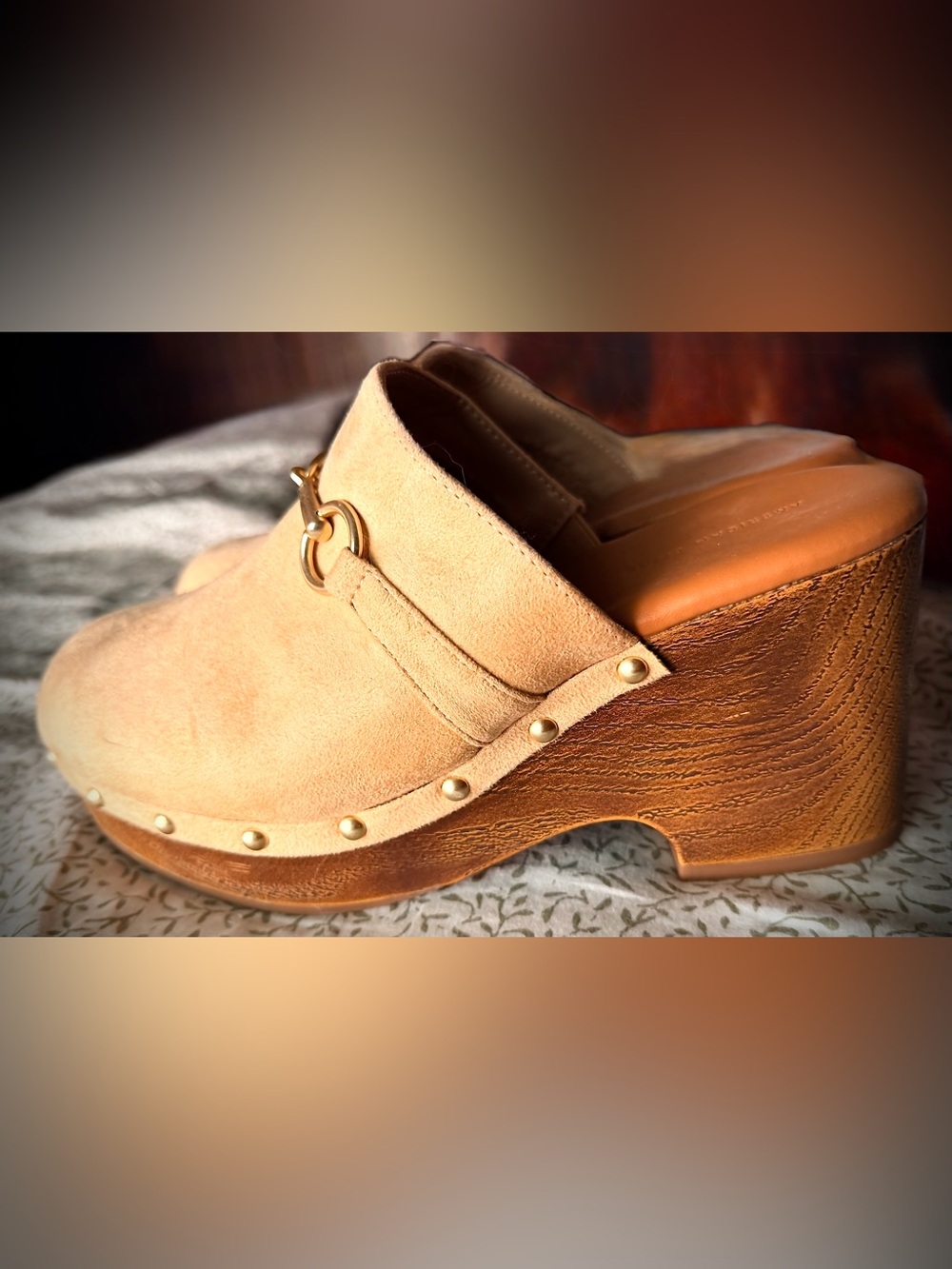 American Eagle Faux Suede Clogs